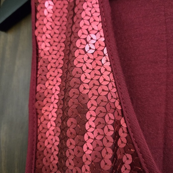 ING+ Full Sequin Tank Top Matte Red Womens Plus 3X Whimsigoth Vampy Witchy‎ Glam - Picture 5 of 11